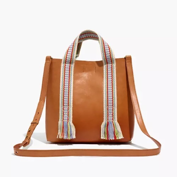 Madewell Handbags - NWT Madewelll Transport Crossbody Woven Handle
